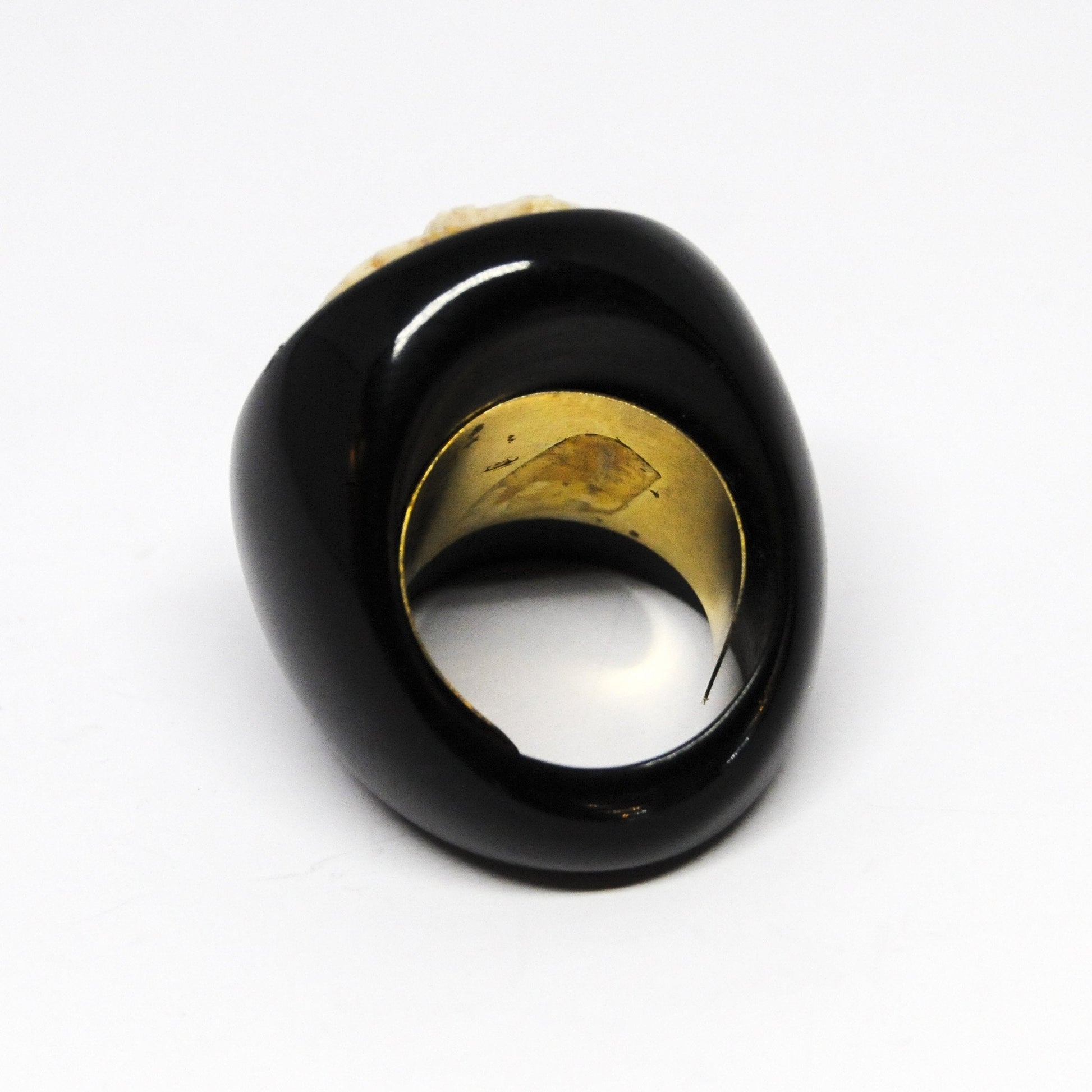 Anello -Camme- Incisione-Volto- Donna