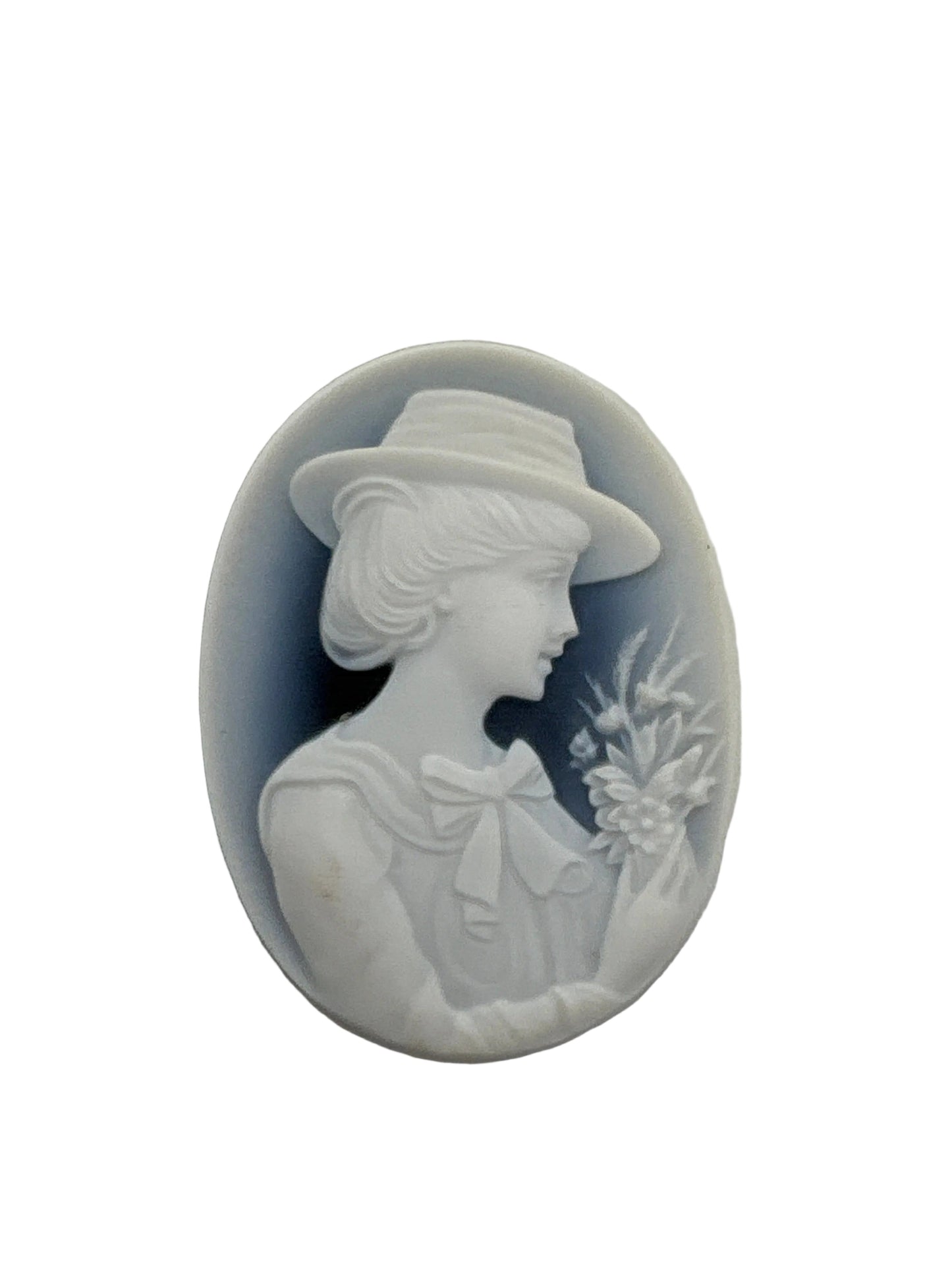 Cammeo Nudo in Agata incisione Profilo di Donna