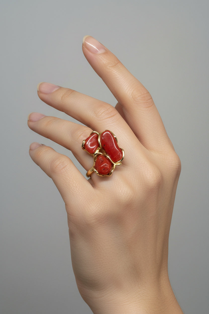 Anello in Corallo