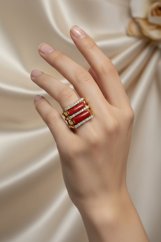 Anello in Corallo