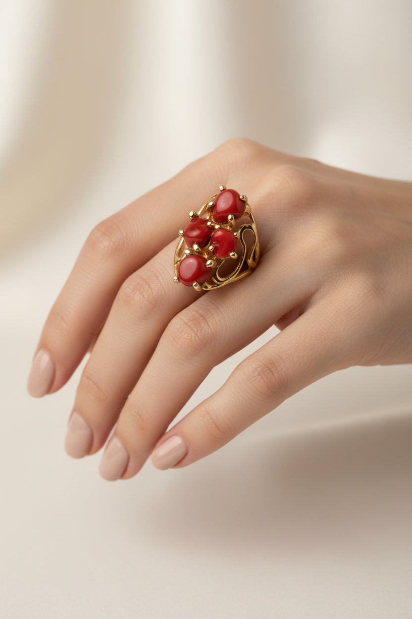 Anello in Corallo