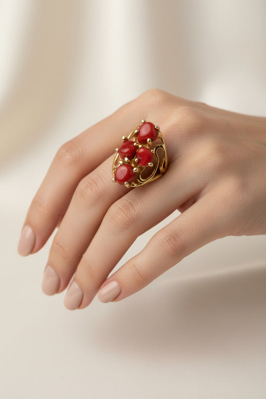 Anello in Corallo