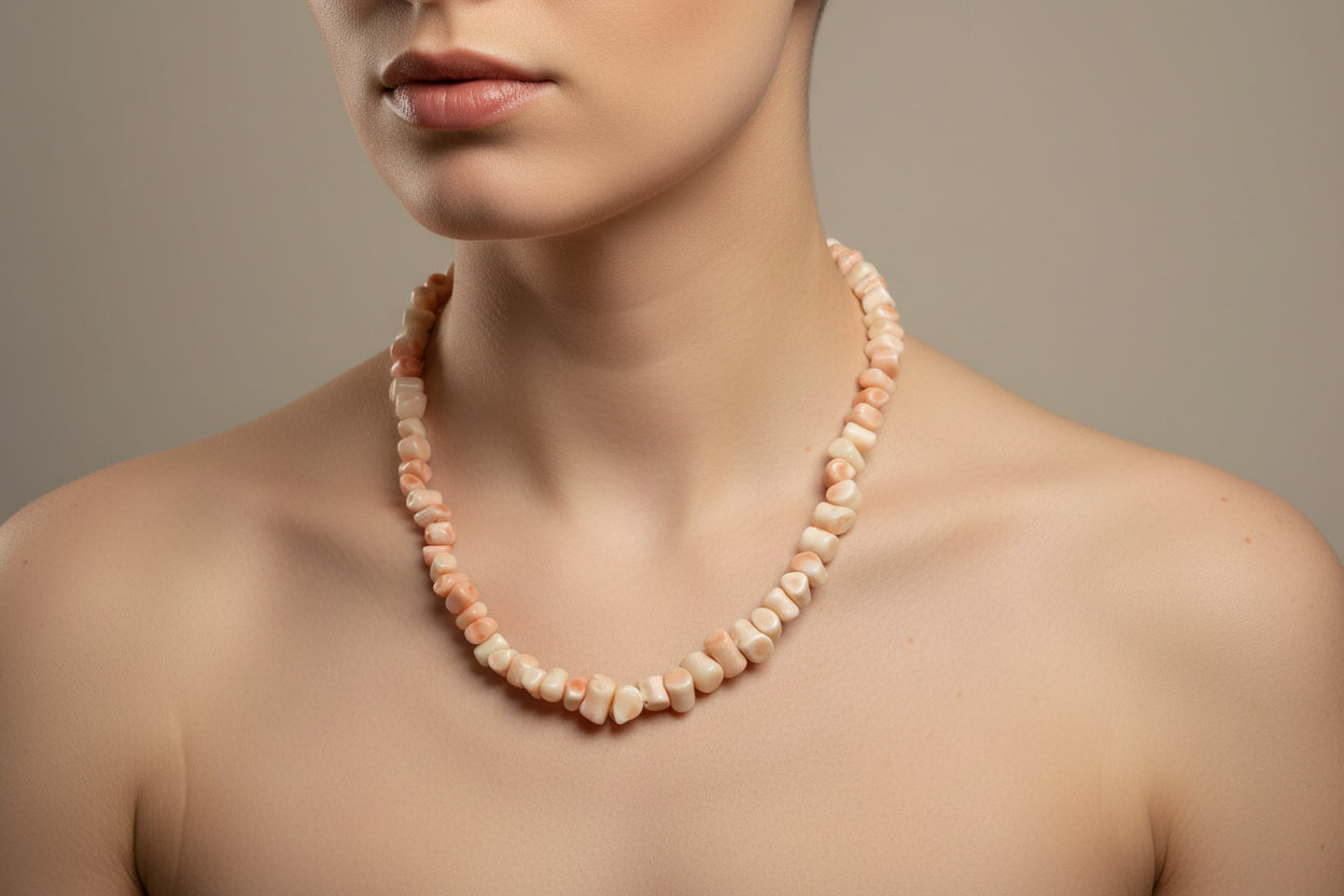 Collana in Corallo Rosa