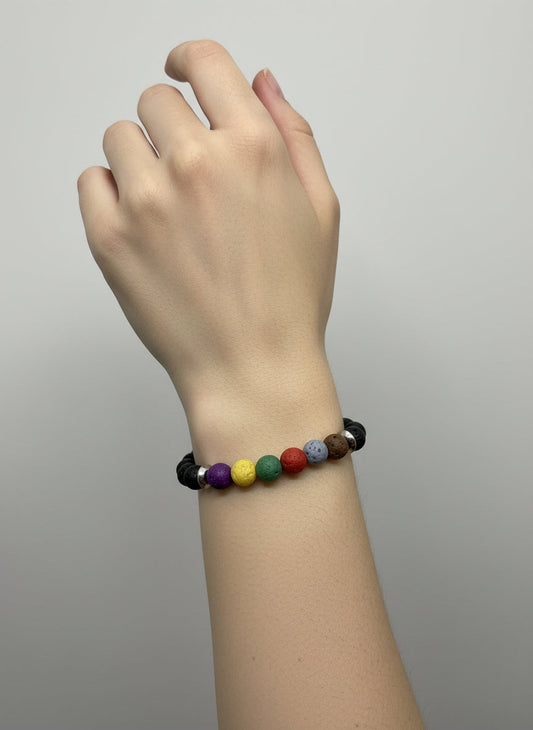 Bracciale in Pietra Lavica