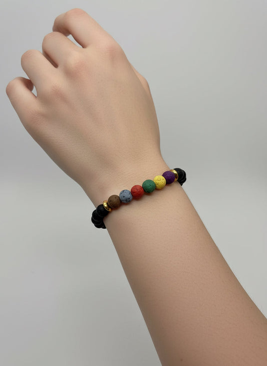 Bracciale in Pietra Lavica