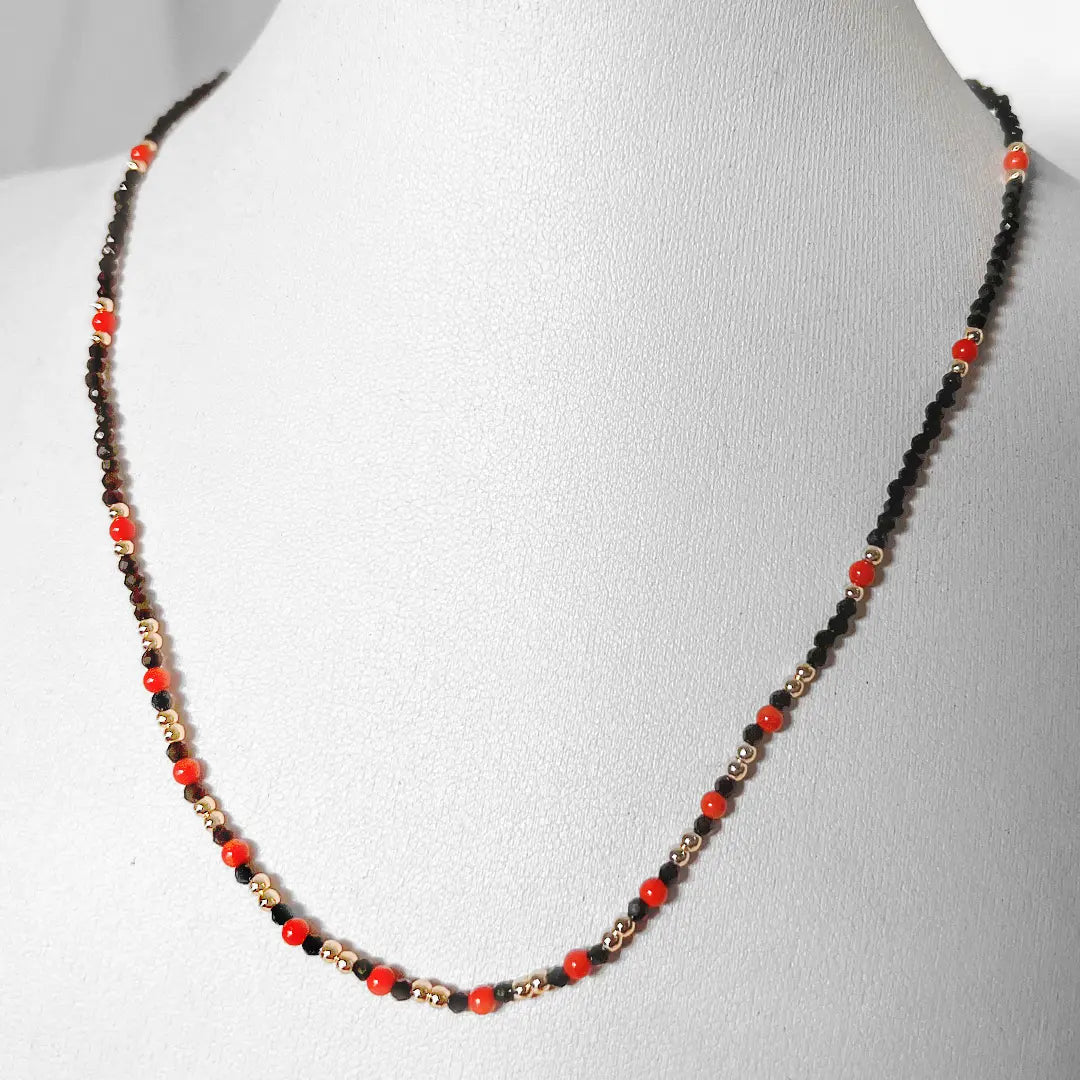 Collana Agata e Corallo