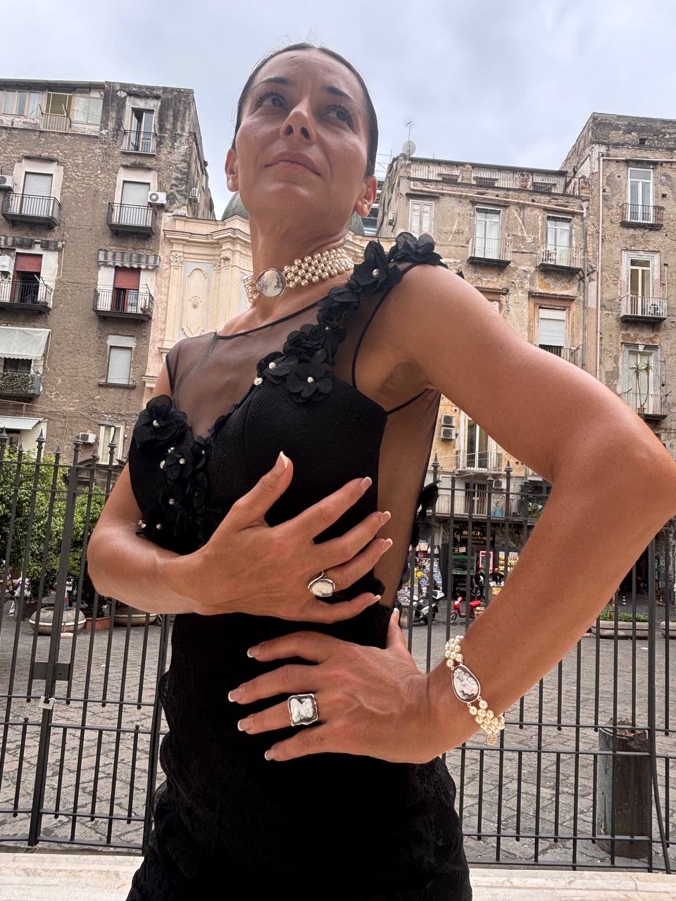 Anello in Cammeo Artistico Profilo di Donna