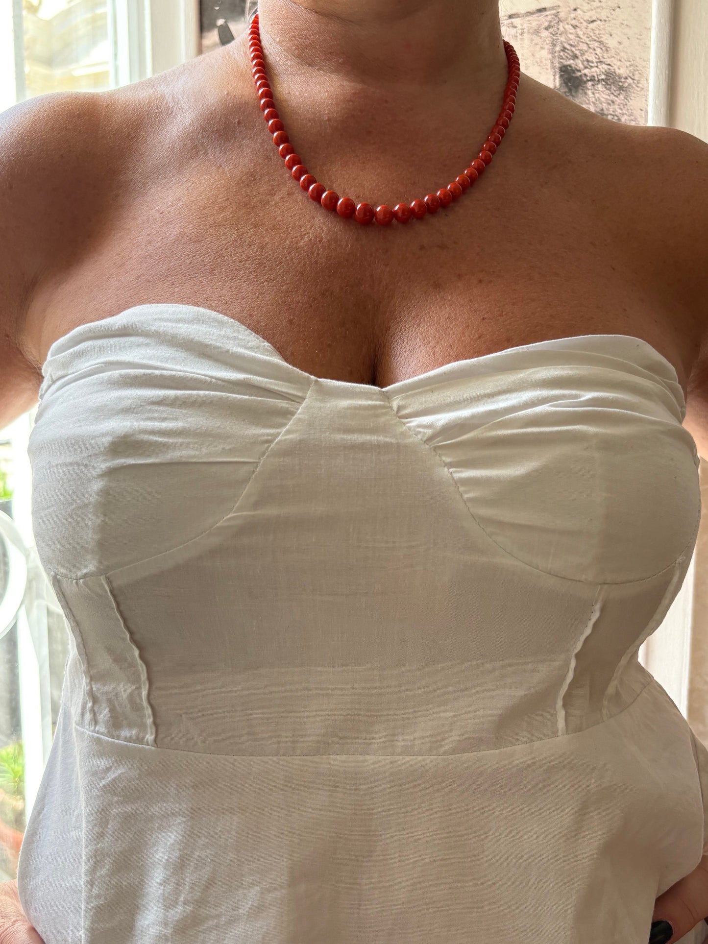 Collana in Corallo Bambù