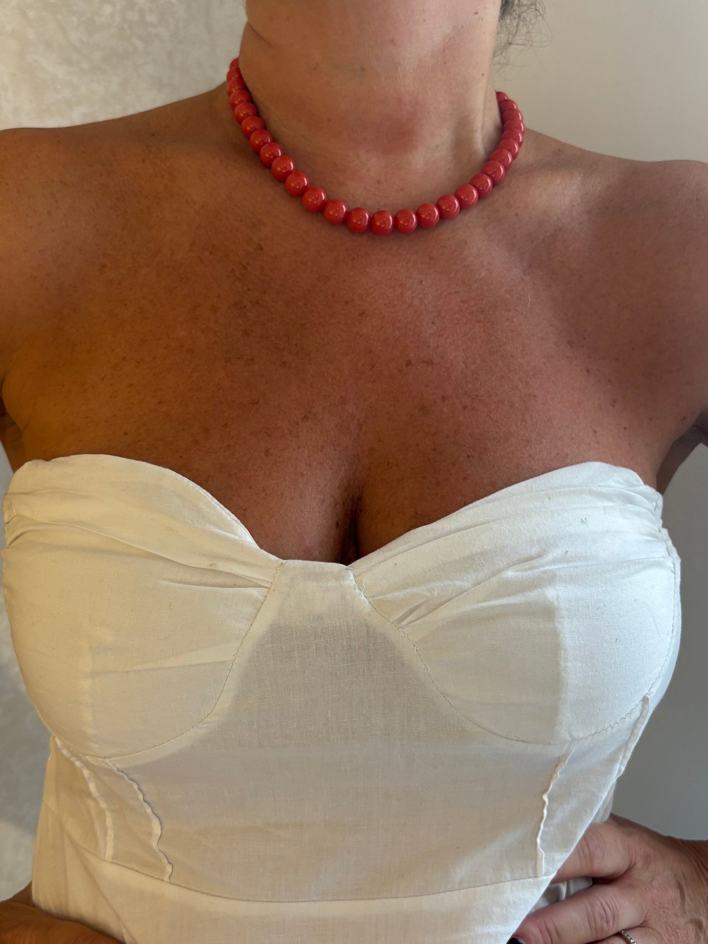 Collana in Corallo Bambù