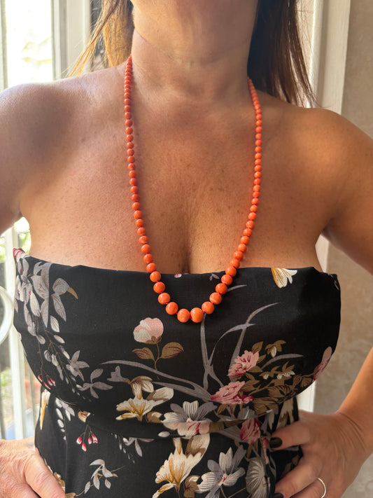 Collana in Corallo Antico