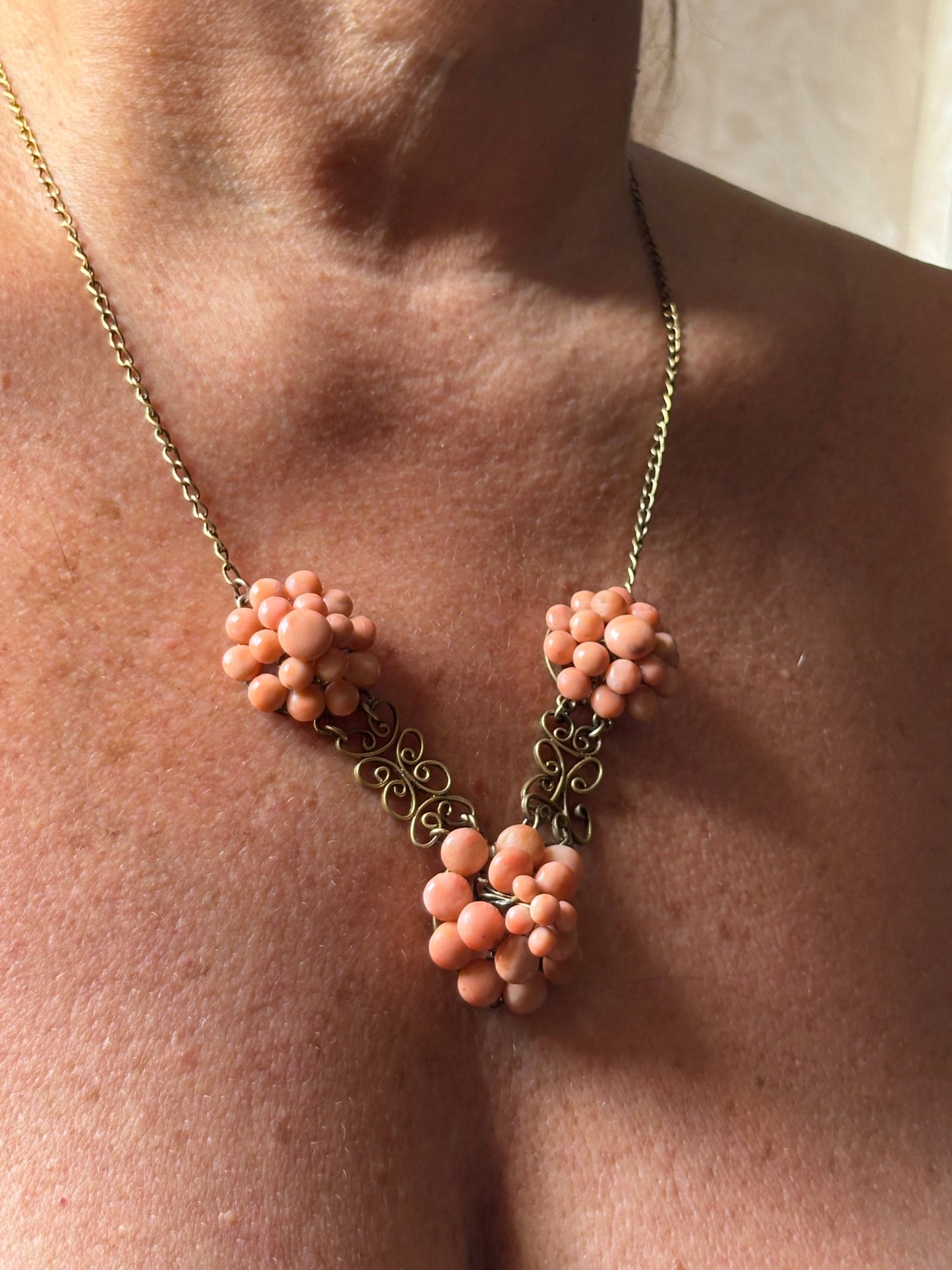 Collana in Corallo Antico