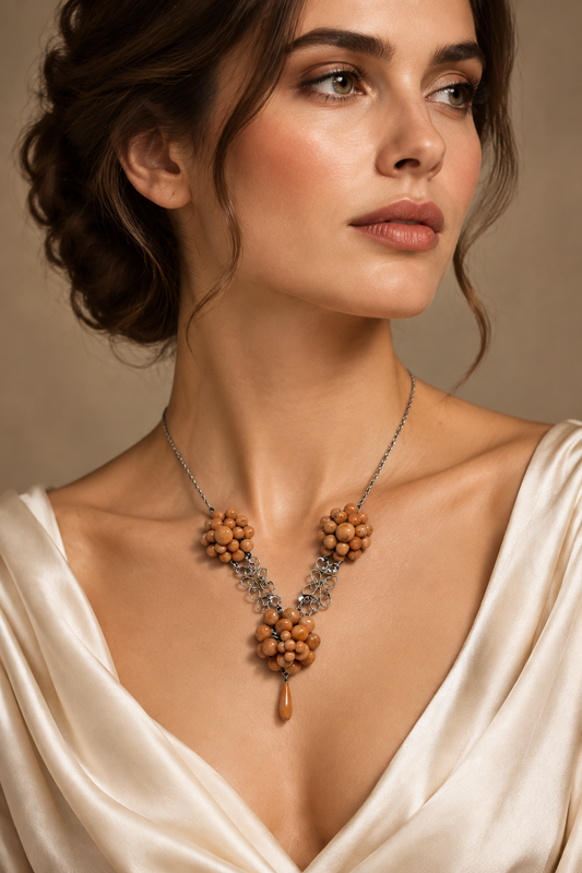 Collana in Corallo Antico