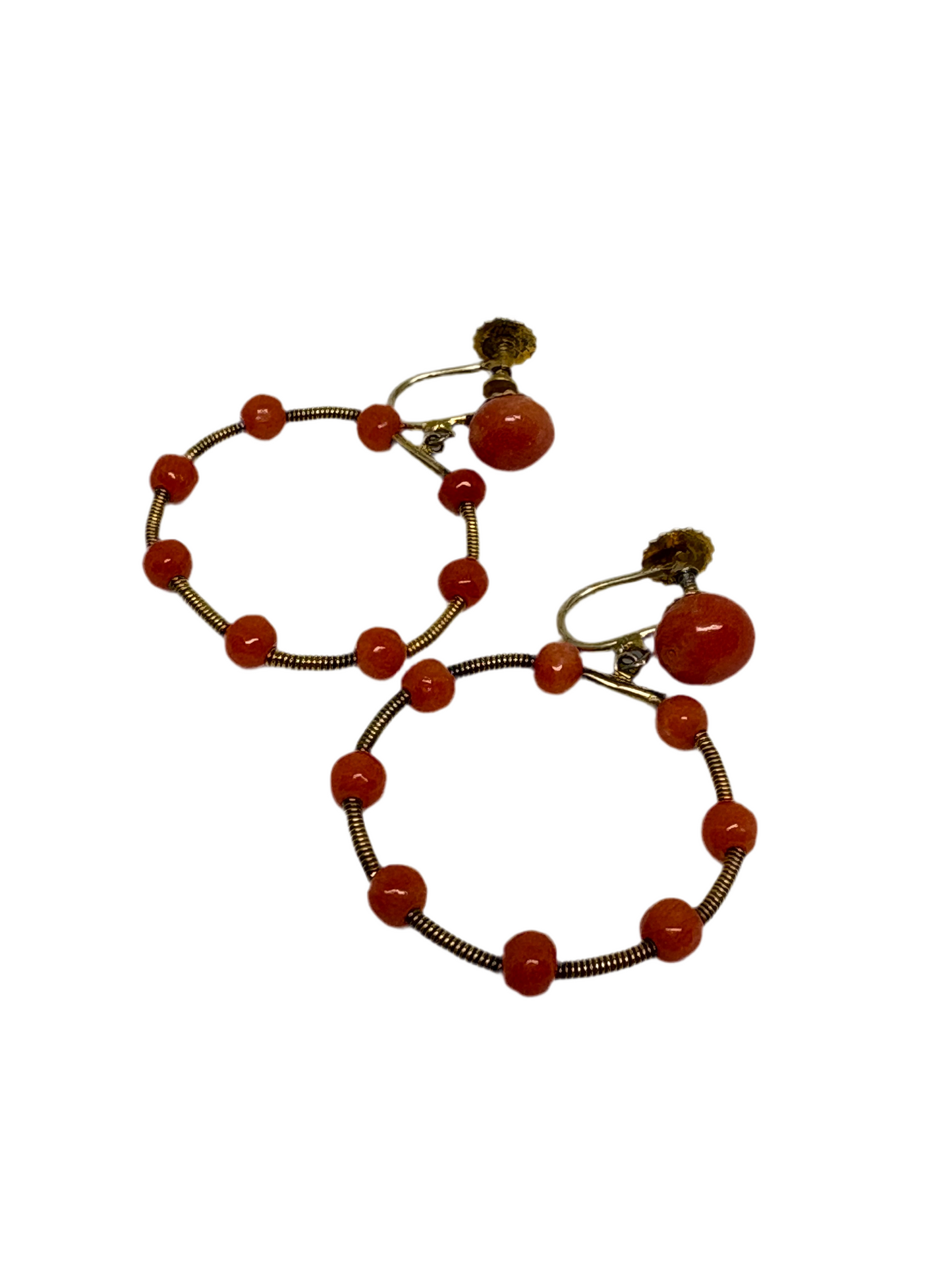 Orecchini in corallo Antico
