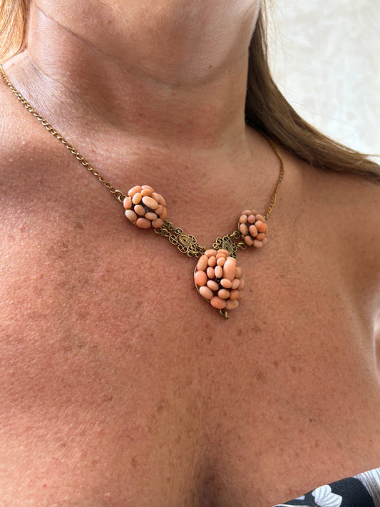 Collana in Corallo Antico