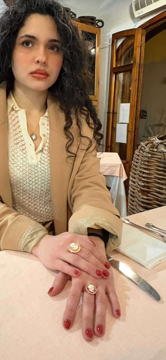 anello con cammeo | Vintage Shop Online anello con cammeo | Vintage Shop Online