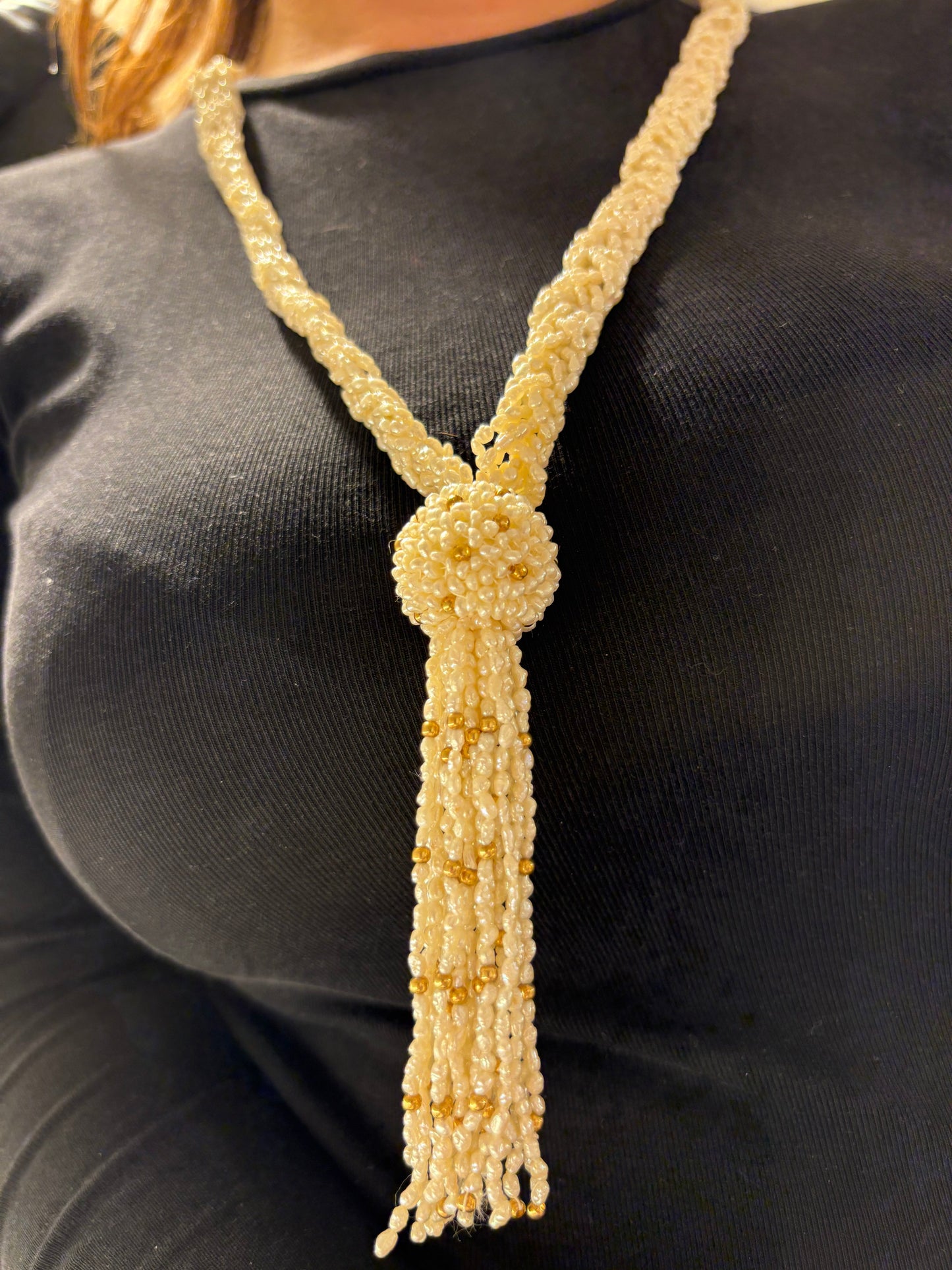 Collana di Perle in Tessito