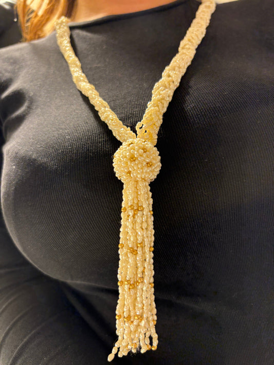 Collana di Perle in Tessito