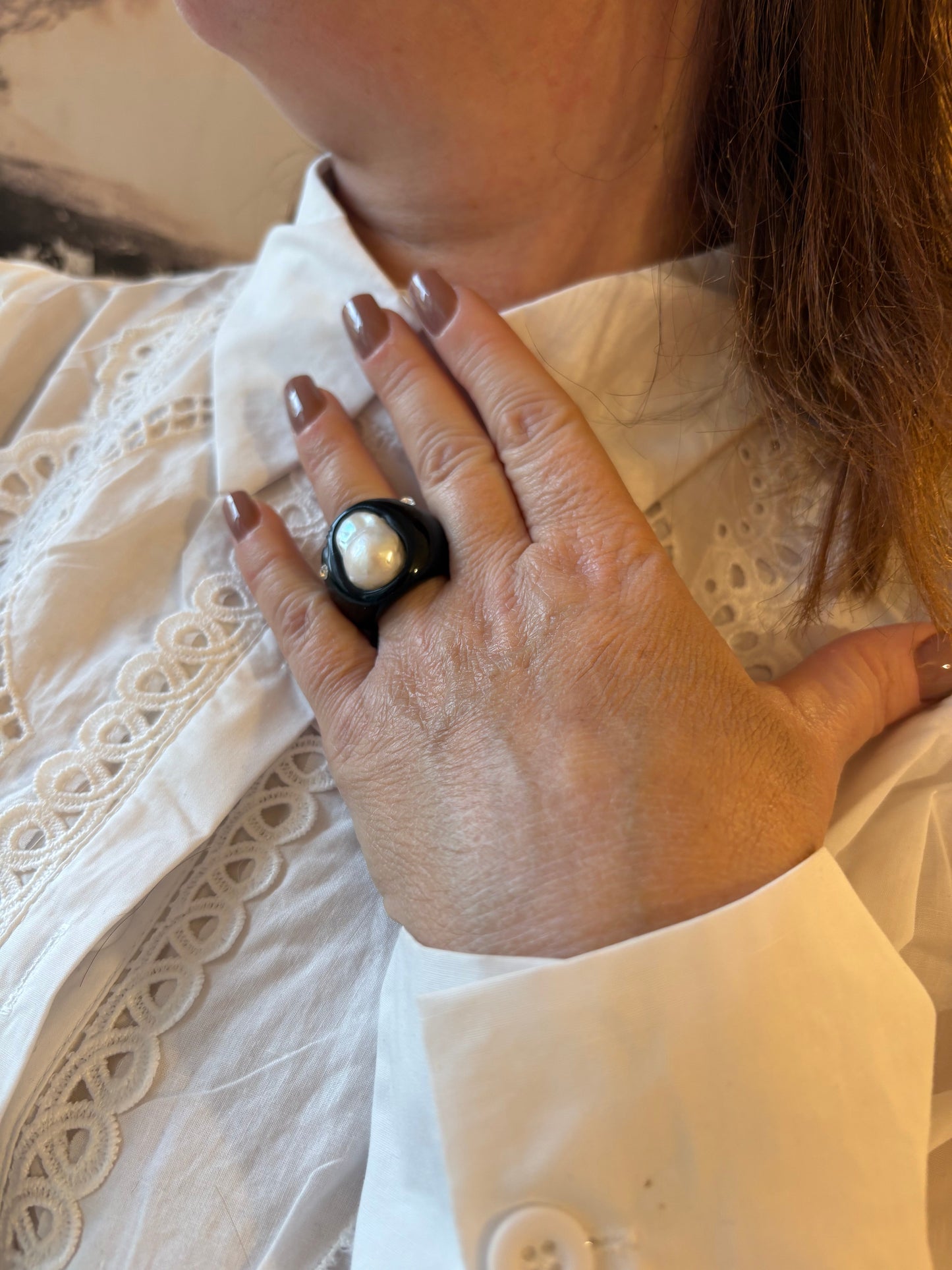 Anello di Agata e Madreperla