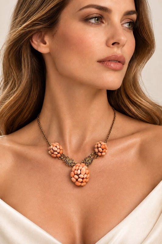 Collana in Corallo Antico