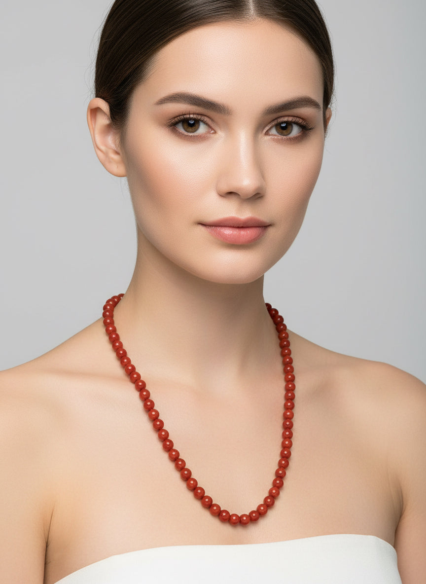 Collana in Corniola "Sferica"