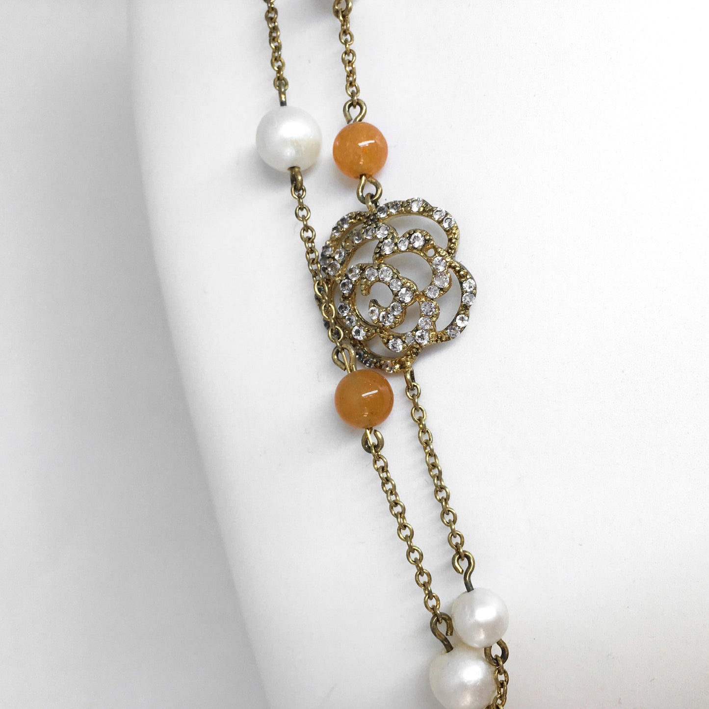 Collana Cameo Italiano Lunga Cammeo Fiore