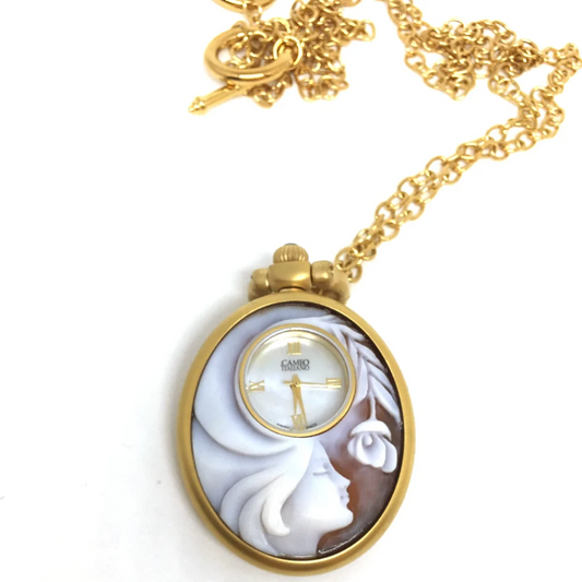 Orologio Cameo Italiano Partenope Cammeo Profilo Donna