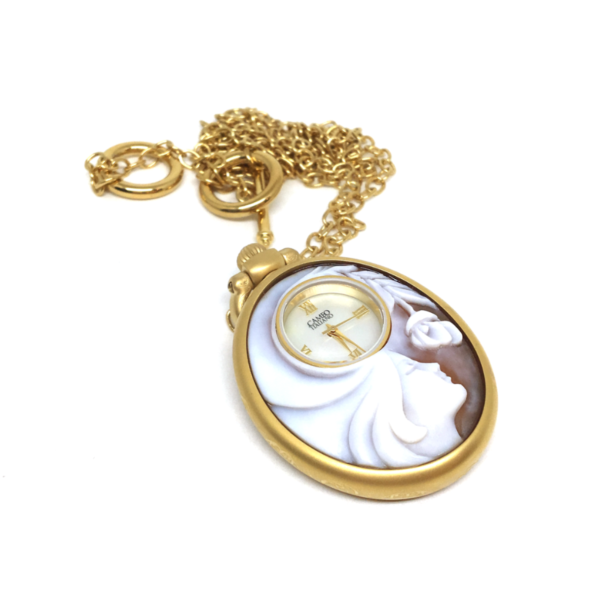 Orologio Cameo Italiano Partenope Cammeo Profilo Donna