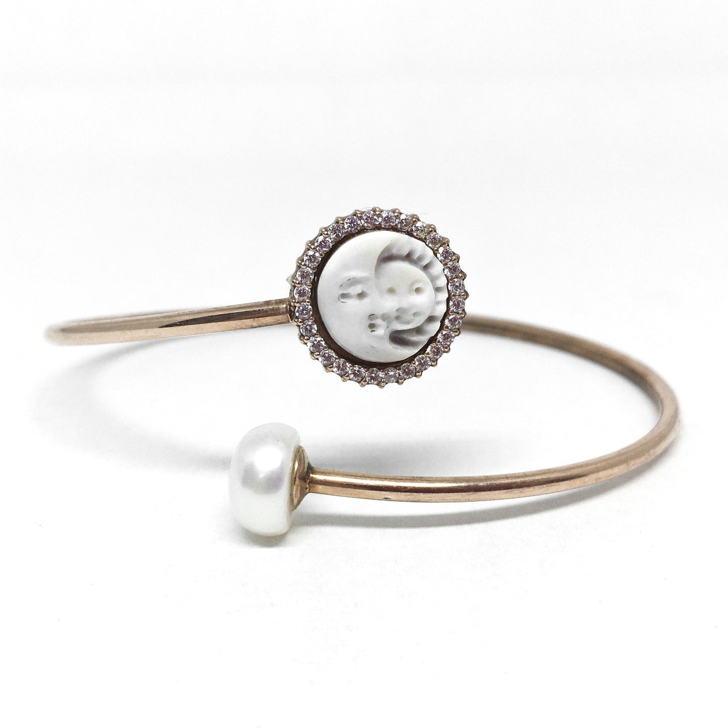 Bracciale -Cameo -Italiano -Cammeo -Sole -e- Luna 