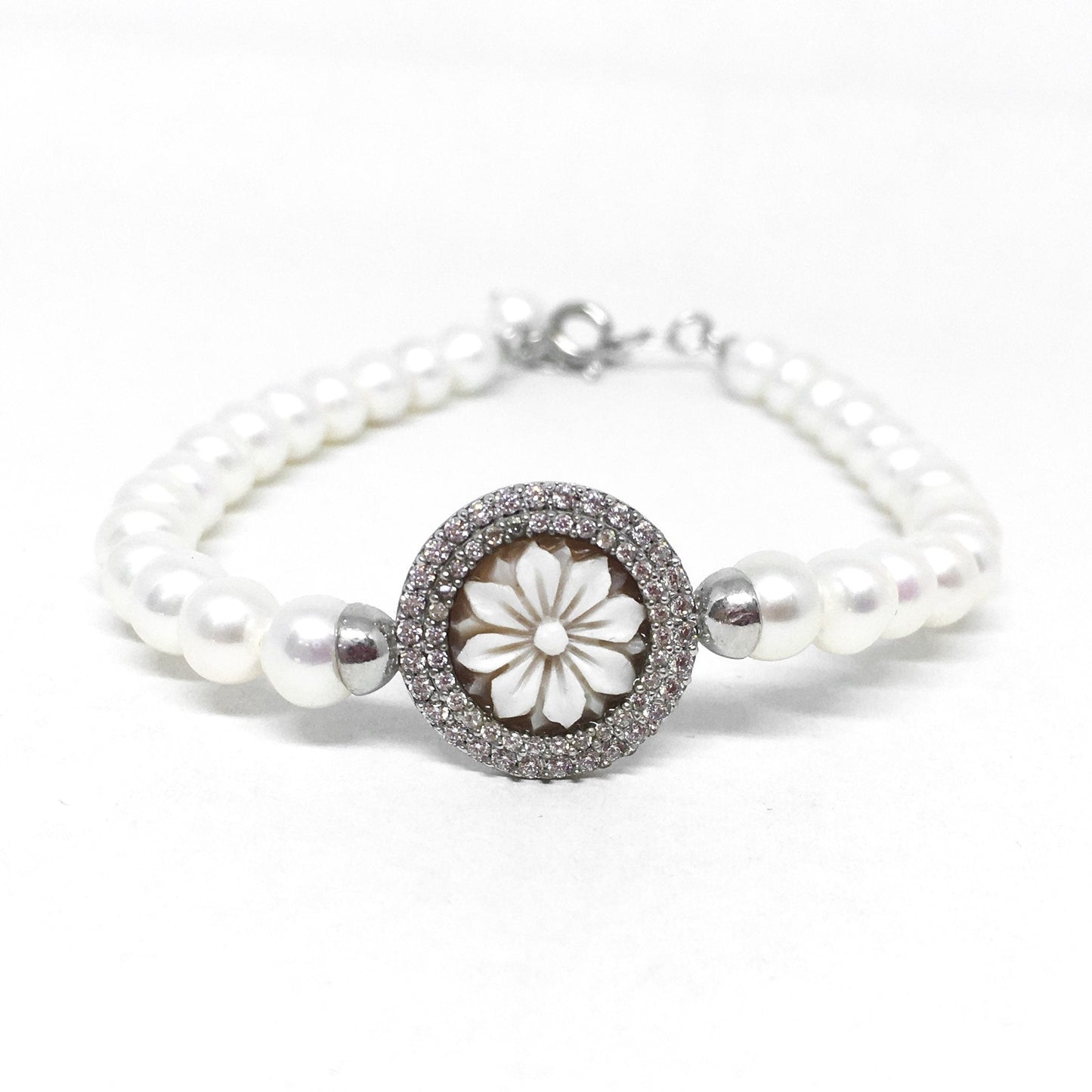 Bracciale Cameo Italiano Cammeo Fiore