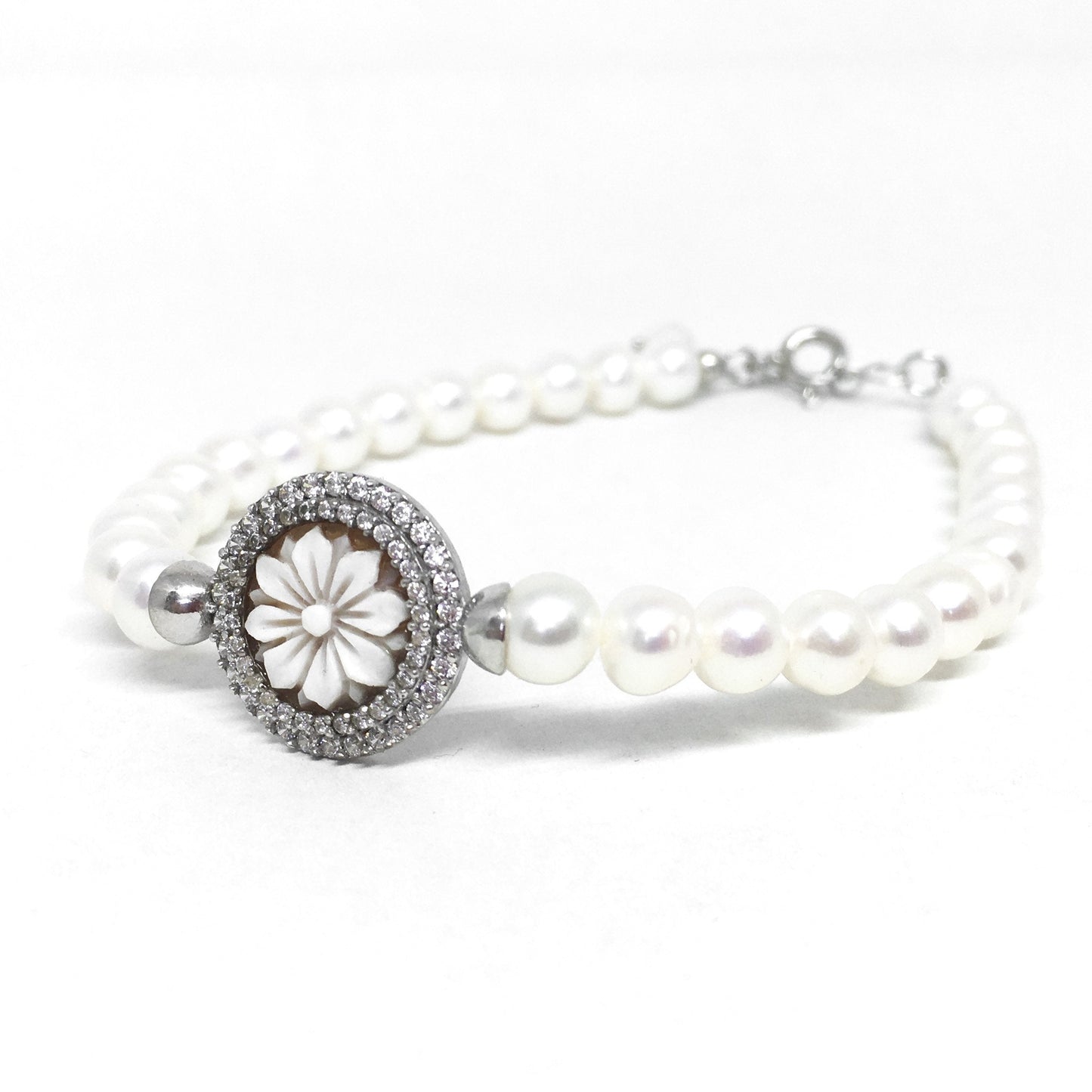 Bracciale Cameo Italiano Cammeo Fiore