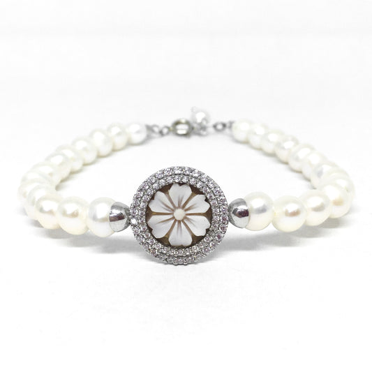 Bracciale Cameo Italiano Cammeo Fiore