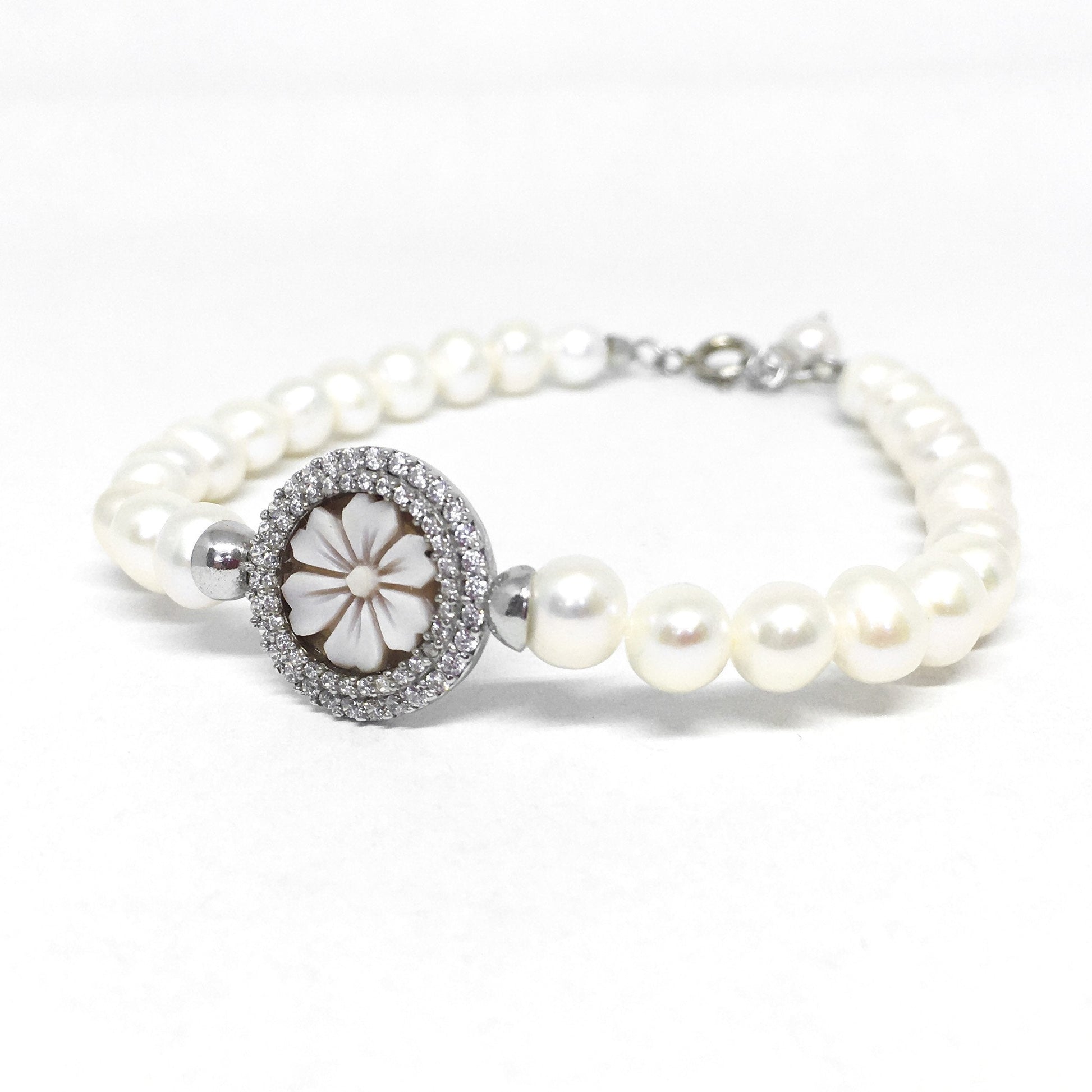 Bracciale Cameo Italiano Cammeo Fiore