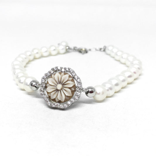 Bracciale Cameo Italiano Cammeo Fiore