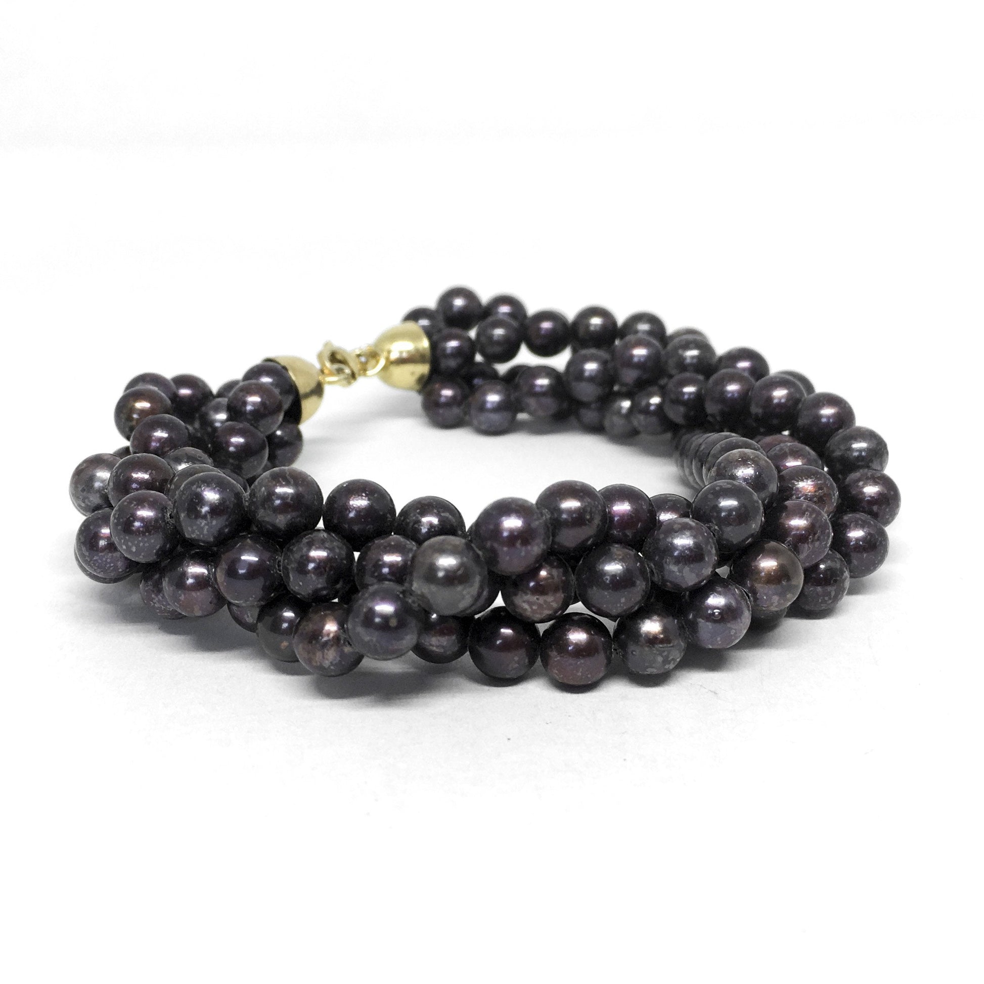 Bracciale in Agata Nera