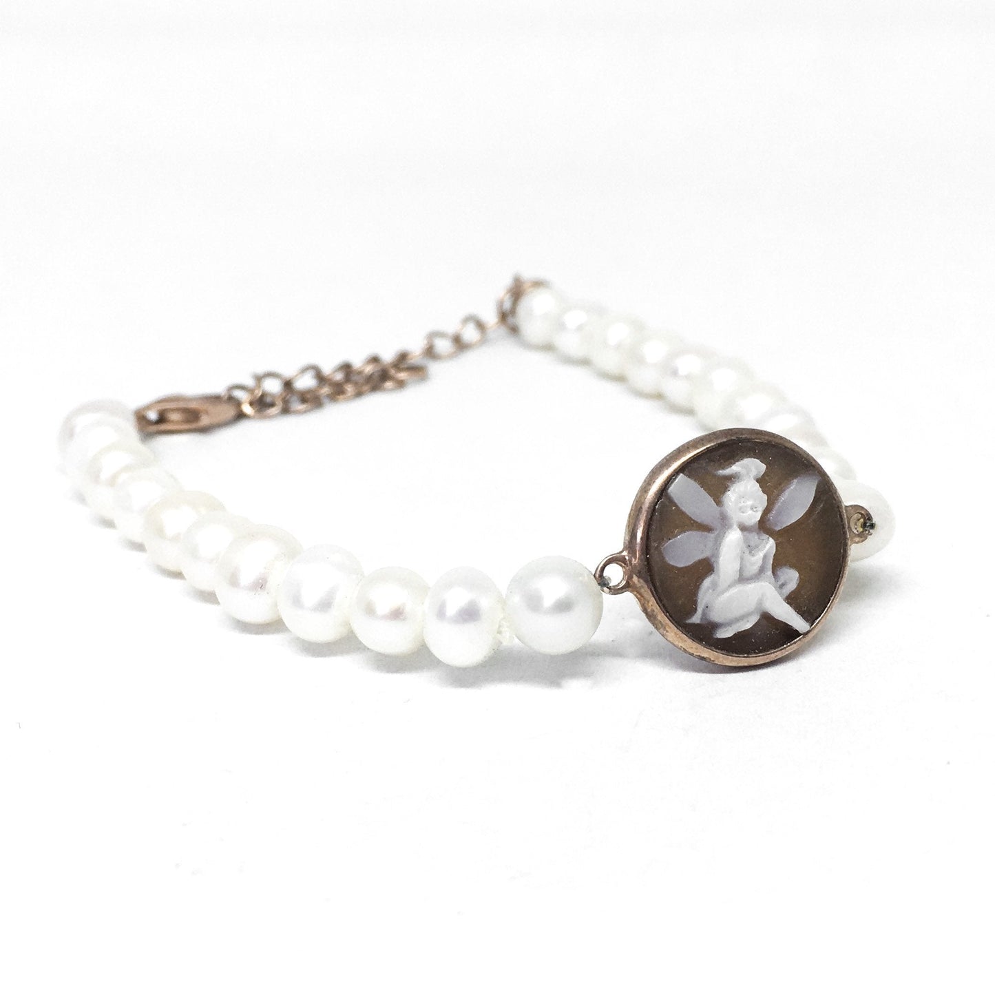 Bracciale Cameo Italiano Cammeo con Perle Trilly