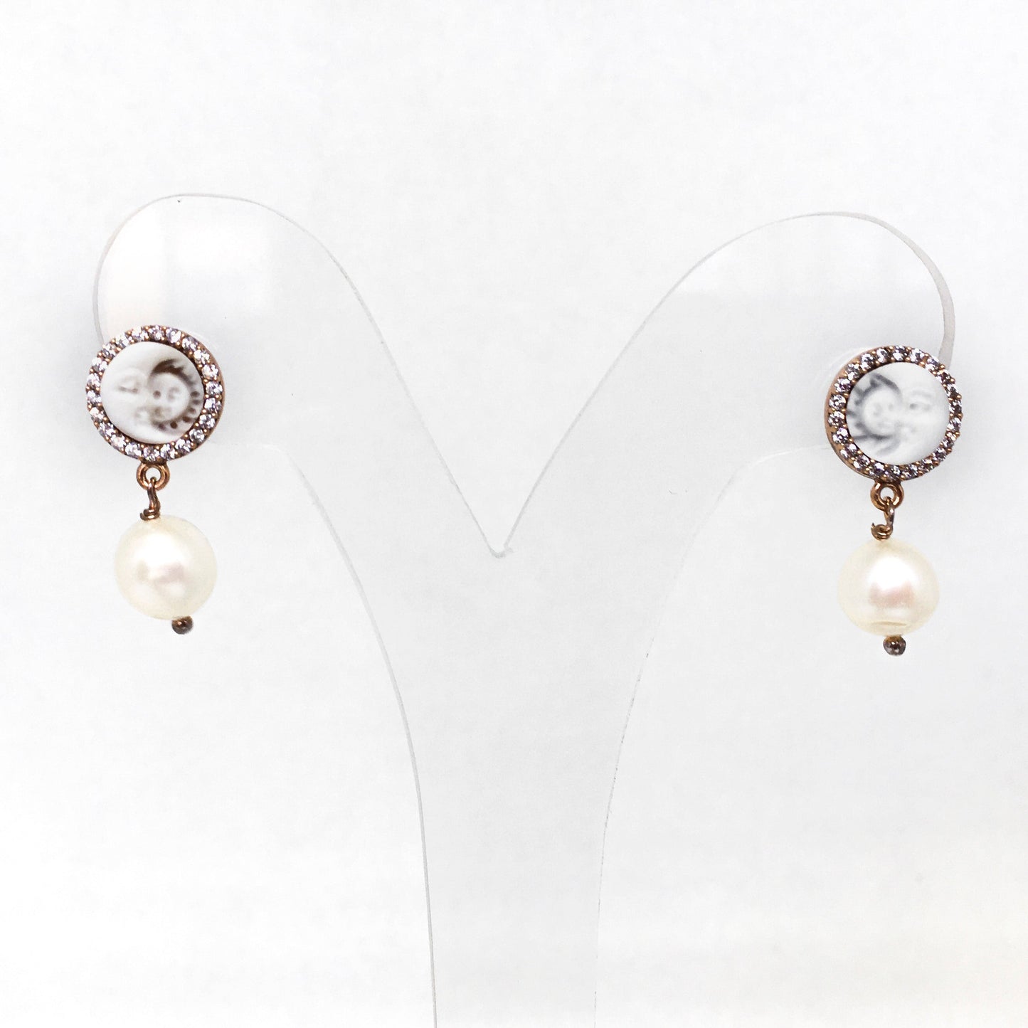 Italian Cameo Earrings Cameo Pearls