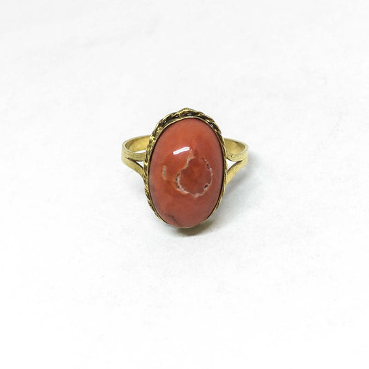 Anello corallo rosso