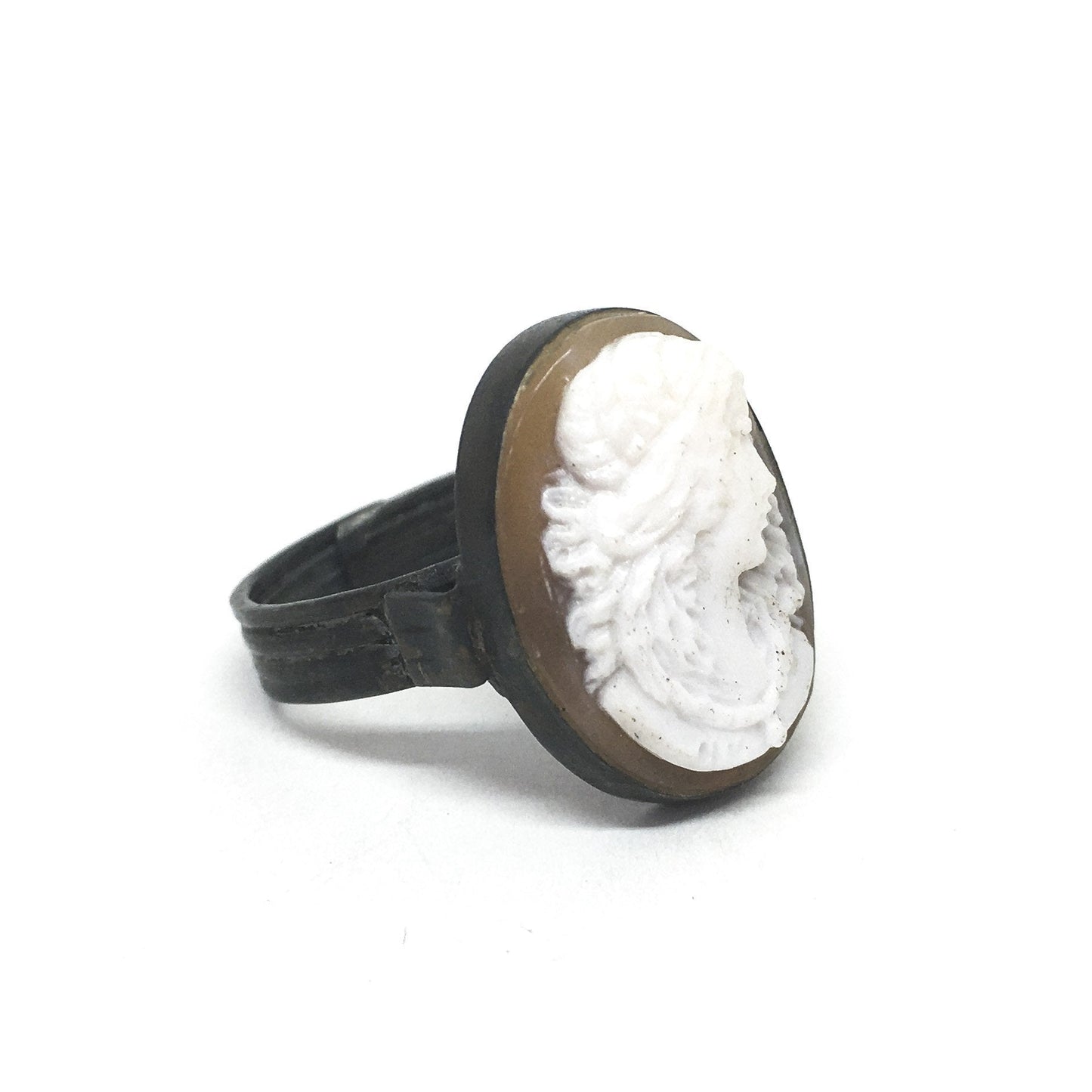 Anello-Cammeo-Artistico-Profilo-Donna