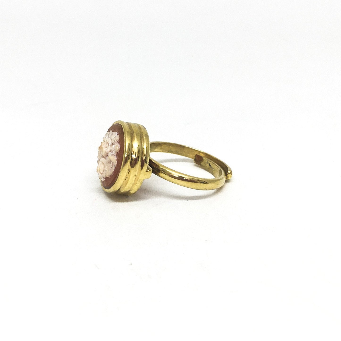 Anello Artistico Cammeo Fiori