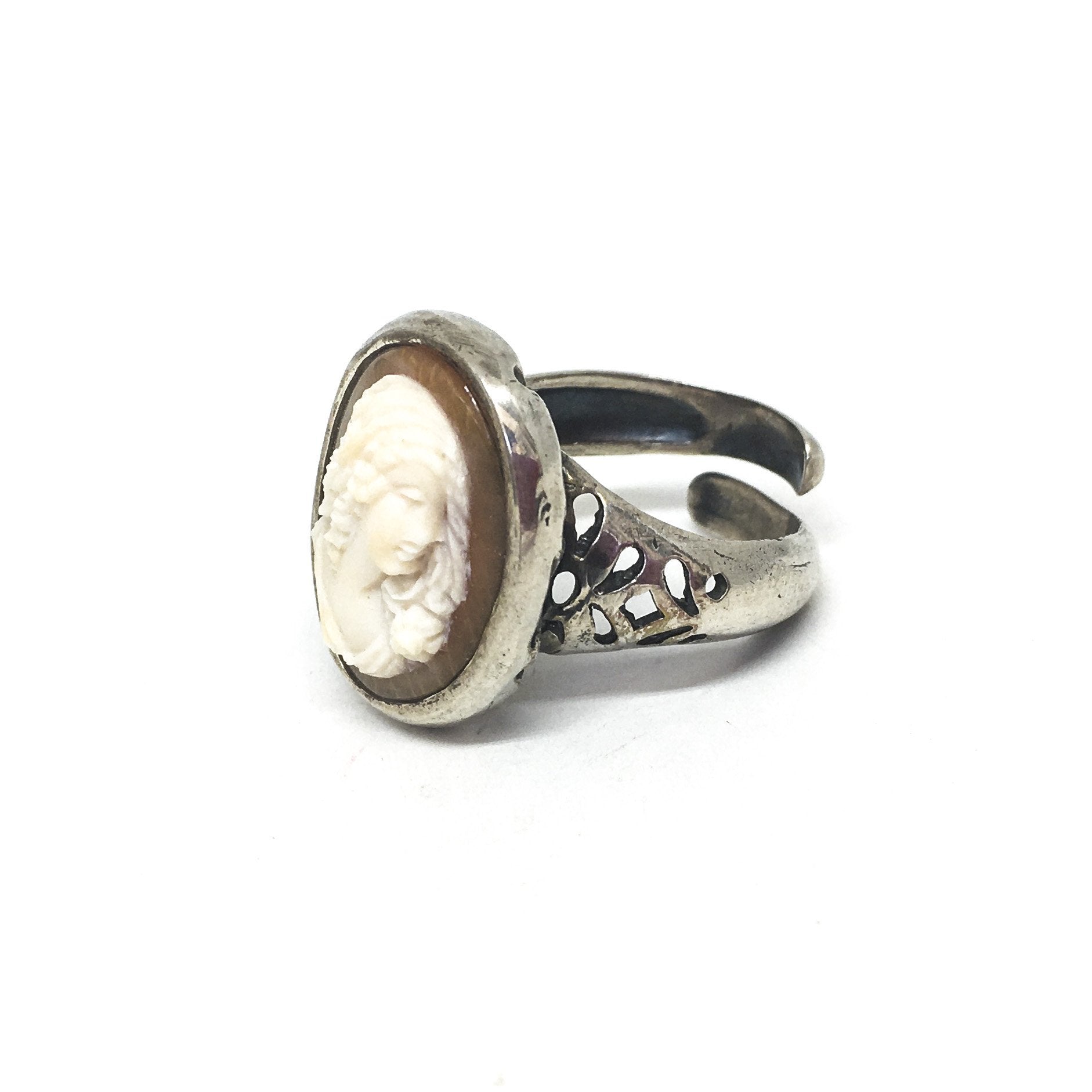 Anello-Cammeo-Profilo-Donna 