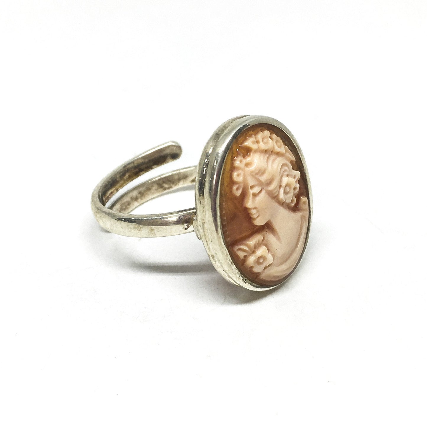 Anello Cammeo Volto Donna