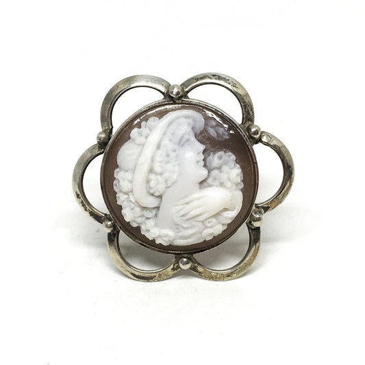 Anello -Cammeo -Artistico -Profilo -Donna