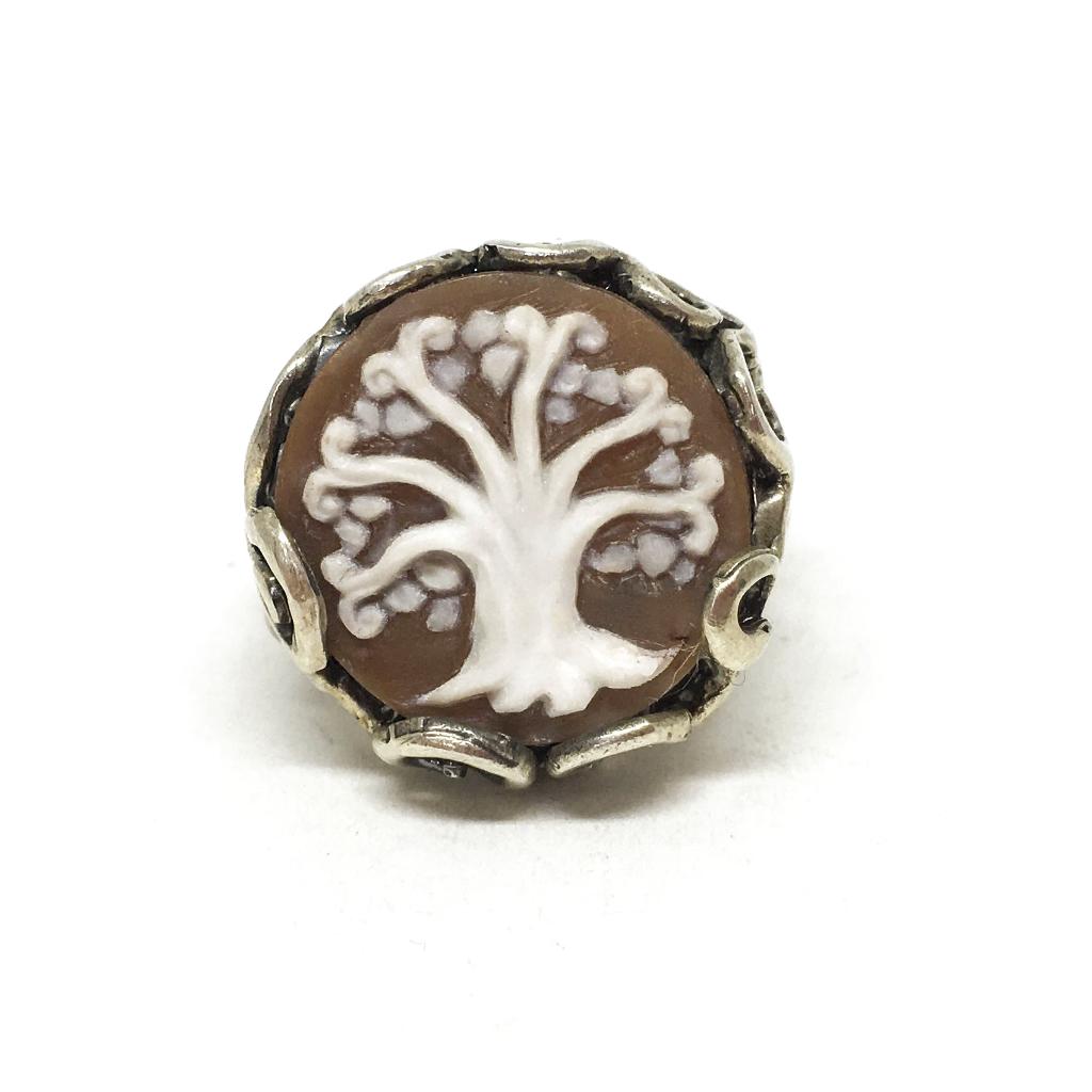 Tree of Life Cameo Artistic Ring