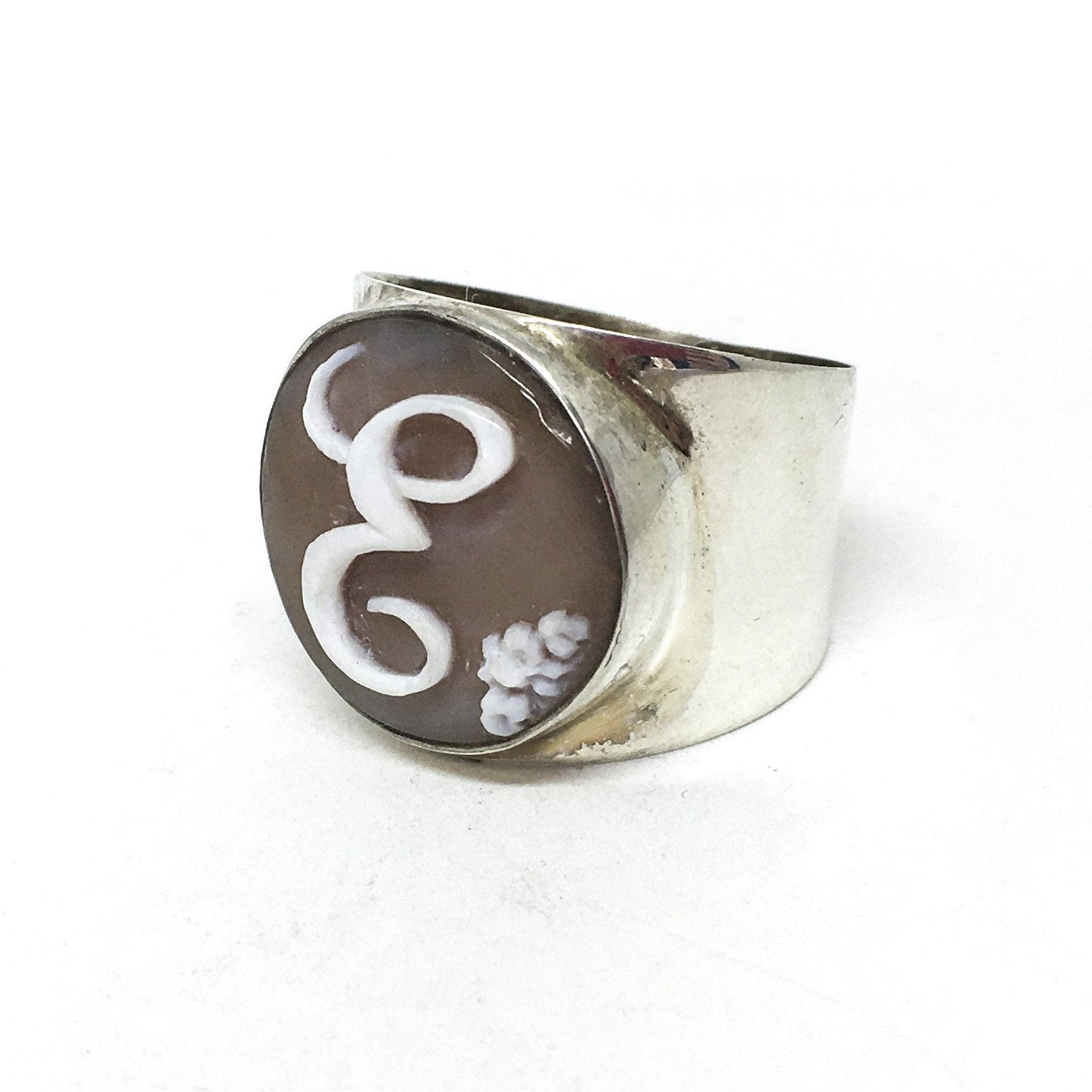 Anello Cameo Italiano Cammeo Collezione Iniziali (anche uomo)