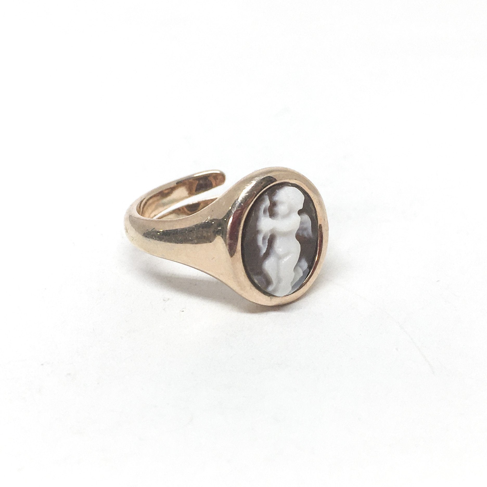 Anello-Cameo-Italiano-Cammeo-Putto