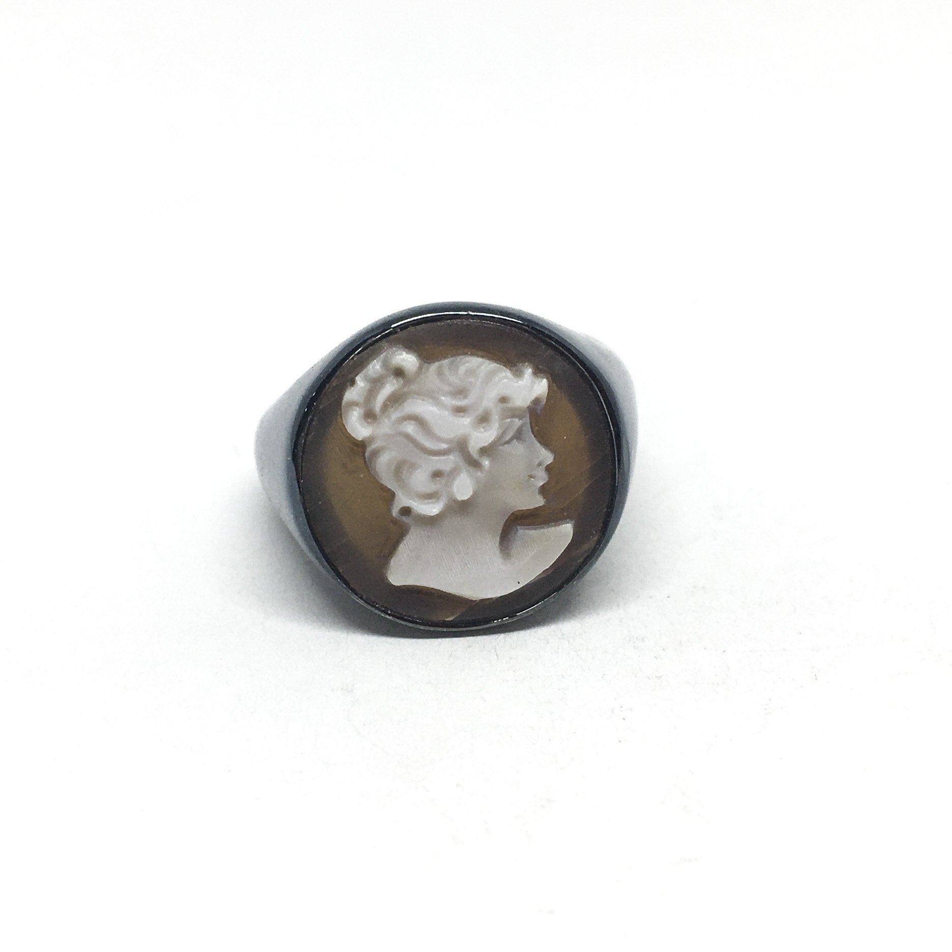 Anello-Cameo-Italiano-Cammeo-Profilo-Donna