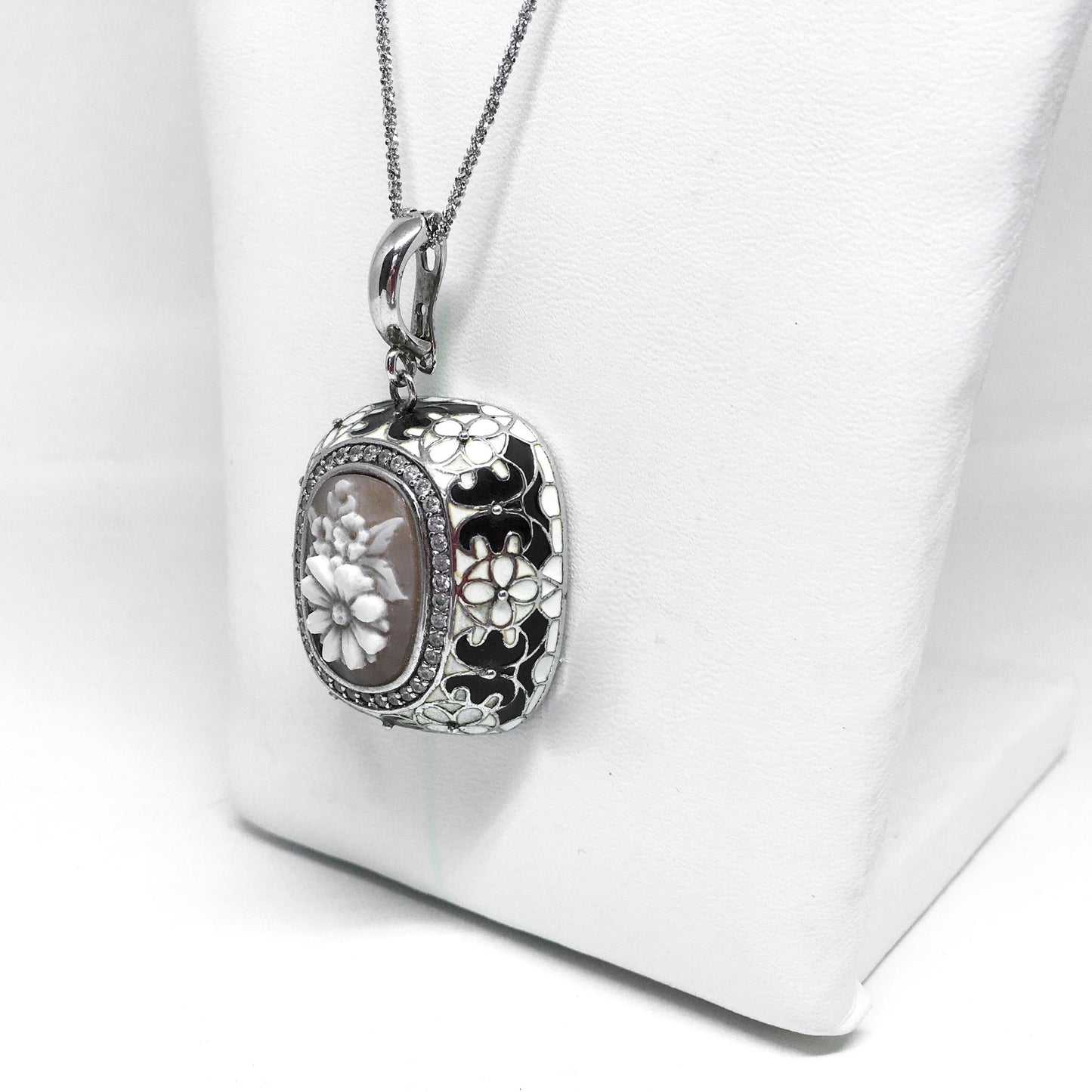 Collana-Cameo-Italiano-Cammeo-Fiori