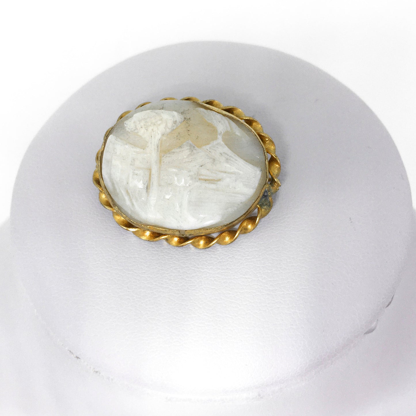 Antique cameo brooch