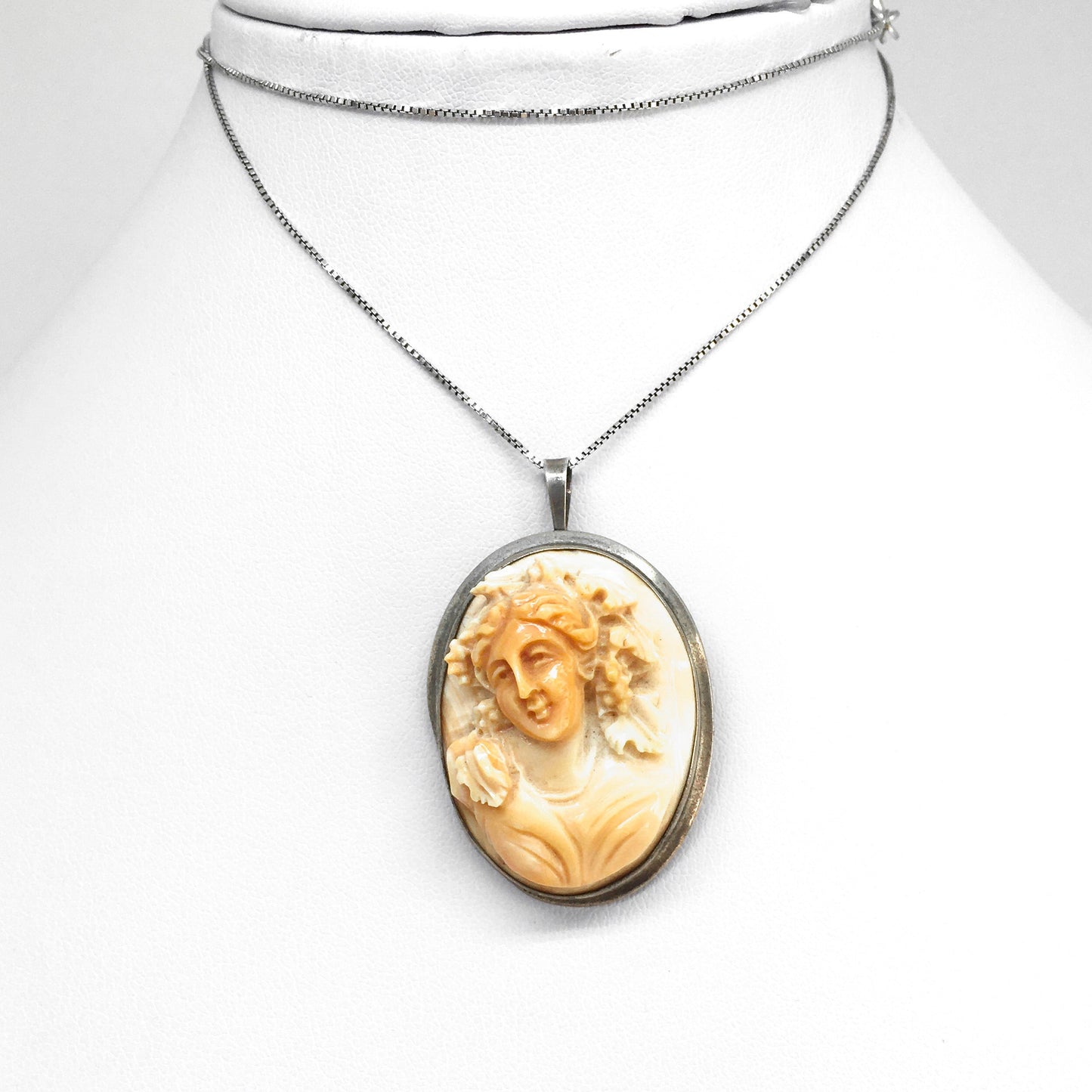 Pendant/Brooch Cameo Prospect on Carnelian