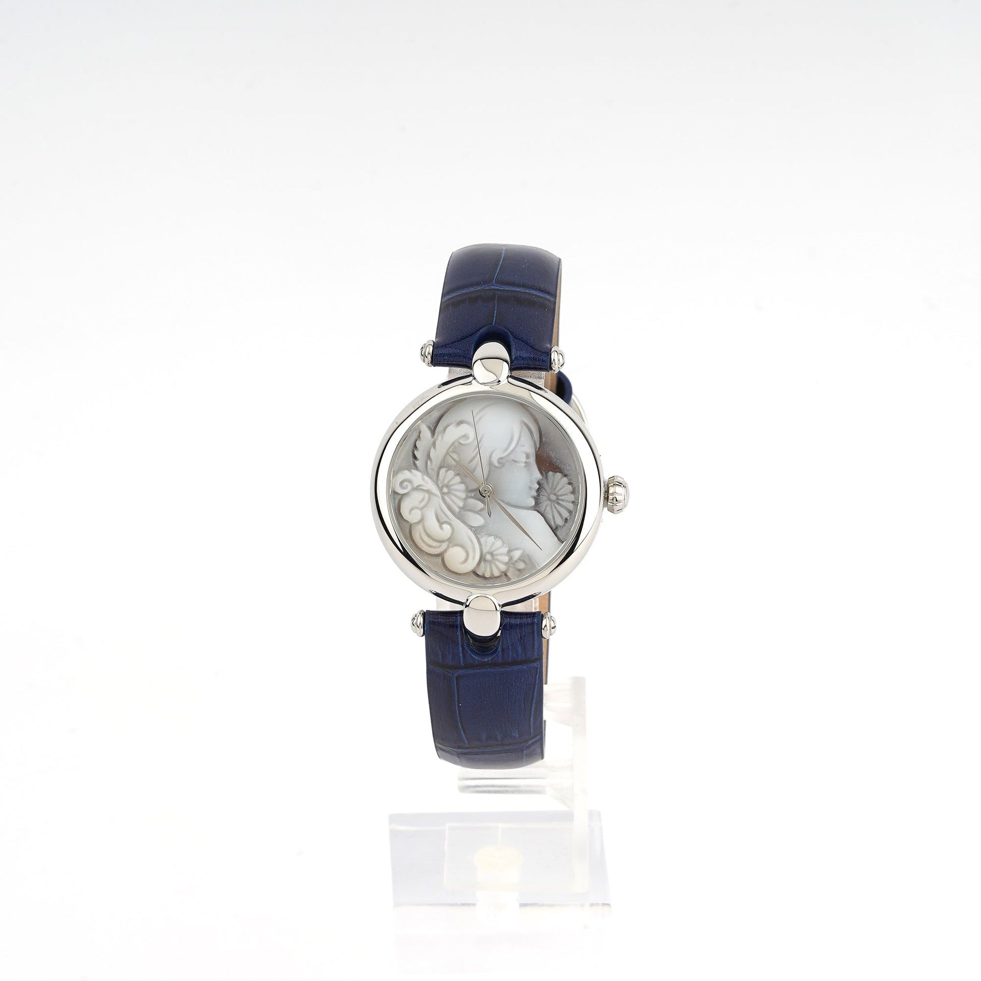 Orologio-Cameo-italiano-Partenope-Cammeo-Profilo-Donna